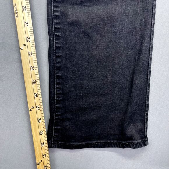 Levi's 315 Jeans Size 32 (W34 L30) Womens Shaping‎ Bootcut Black Denim - Picture 5 of 16